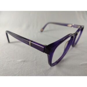 Occhiali Ocula 18 Eyeglass Frames Purple Acetate 50-20-140 Italy Women's